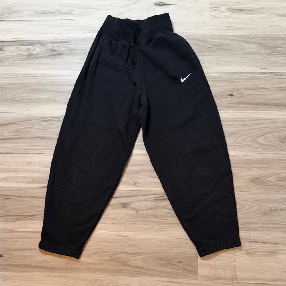 Nike Wide Leg Black Sweatpants size XXS